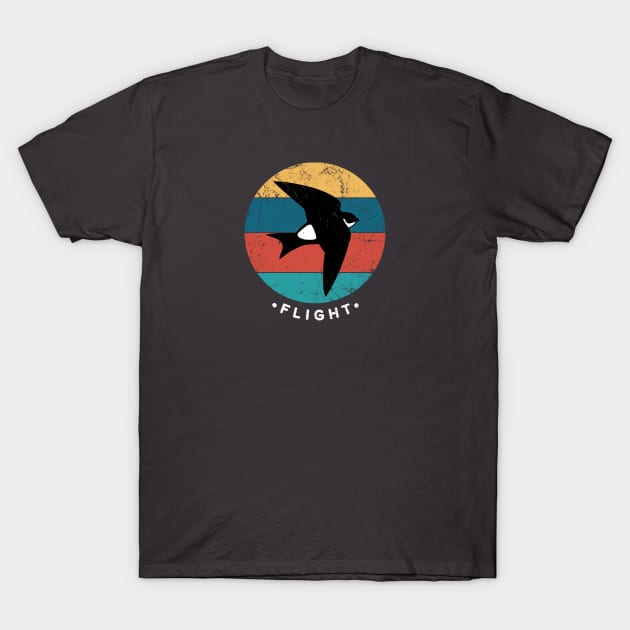 Martin bird, the flight virtuoso, design for birds lovers T-Shirt by croquis design